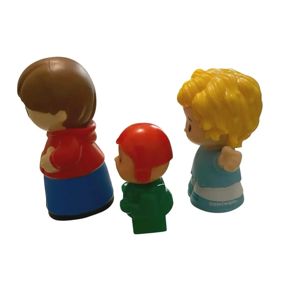 Vintage Fisher-Price Little People Big Helpers Family figures - Mom, Dad & Baby